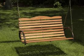 There are 283 canopy swing for sale on etsy, and they. Backyard Creations Hardwood Porch Swing At Menards