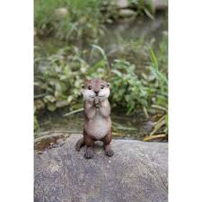 Explore the lawn ornaments range at zanui.com.au | browse over 20,000 products and 500 australian and international brands. Otter Praying Statue Brown