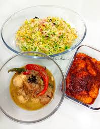 Cabe merah 12 bh 7. Resipi Nasi Hujan Panas Udang Masak Merah