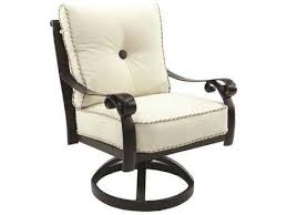Castelle Bellanova Cushion Cast Aluminum Swivel Rocker 5407t In 2020 Patio Dining Chairs Swivel Rocker Chair Cushions