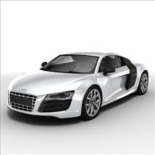 Audi R8 V10 2010 3d Model Model Based On 2010 Audi R8 V10 3ds Format Two Version Of The Model One High Polygon Model O Premium Cars Audi Car Insurance