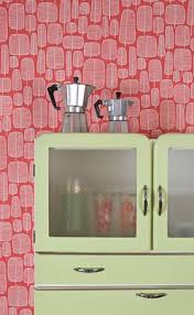 kitchen retro wallpaper