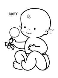 Baby Sister Coloring Pages Free Below Is A Collection Of Cute Baby Coloring Page That You Can Downl In 2020 Baby Coloring Pages Coloring Pages Coloring Pages For Kids