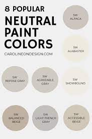 If the word beige makes you cringe a little. 8 Popular Sherwin Williams Neutral Paint Colors Caroline On Design