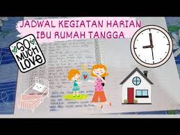 Dari situlah, saya jadi berpikir, jika seorang ibu rumah tangga juga perlu jadwal pekerjaan, baik harian, mingguan, atau bulanan. Cara Mengatur Waktu Dan Membuat Jadwal Jadwal Kegiatan Ibu Rumah Tangga Selama Dirumah To The List Youtube