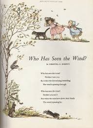 Who Has Seen The Wind Neither I Nor You Mother Goose Book My Brimful Book Tasha Tudor Nursery Childrens Poems Childrens Poetry Kids Poems