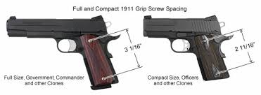 Hogue Wraparound Rubber Grips With Finger Grooves 1911 Colt