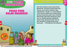Berpuasa di hari ke sepuluh muharram misalnya, yaitu puasa asyura. Puasa Pada Bulan Muharram Ebook Anak