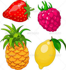 Cartoon Fruit Set Fruit Illustration Fruit Fruits Images