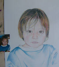 Pintura Lienzo Retrato de Ecuador