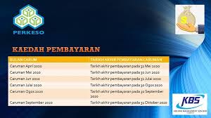 .faedah perkeso tahun 2021 : Perlanjutan Tarikh Akhir Bayaran Caruman Bulanan Perkeso Ingat Ya Caruman April Bermakna Untuk Gaji April Kbs One Management Sdn Bhd Accounting Company Secretarial Services Facebook