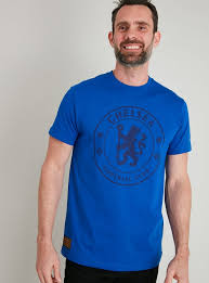 Shop chelsea fc 2019/20 home, away and third kits & shirts at nike.com. Menswear Chelsea Fc Blue Short Sleeved T Shirt Tu Clothing