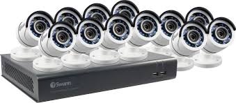 2020 popular 1 trends in security & protection with 16ch surveillance system ip camera and 1. Swann 16 Channel 12 Camera Indoor Outdoor Wired 2tb Dvr Surveillance System Black White Swdvk 1645912 Us Best Buy