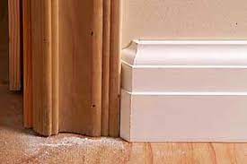 Most mitered returns on a chair rail happen with the bottom of the chair rail aligned on the outside of the last tile, not the top, so the chair rail return ends up protruding equally in both perpendicular planes. Nip Tuck 22 1 2 Wall Returns Thisiscarpentry