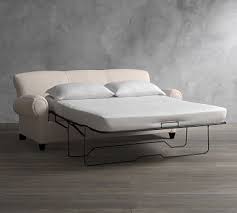 Manhattan Upholstered Sleeper Sofa With Memory Foam Mattress Potterybarn Sofa Bed Furniture Leather Sectional Sofas Sofa Pillow Sets