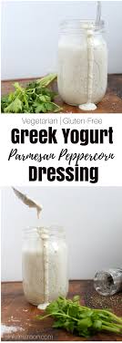 Greek Yogurt Parmesan Peppercorn Dressing Sinful Nutrition Recipe Greek Yogurt Dressing Recipes Greek Yogurt Salad Dressing Homemade Salads