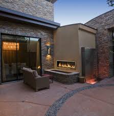 These fireplaces are perfect to bring a modern feel to your outdoor space. Town Country Ws54 Linear Outdoor Gas Fireplace Nordic Energy