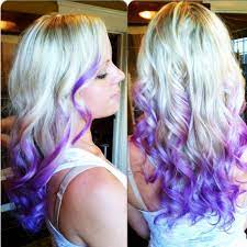 Get it as soon as wed, jun 9. Platinum With Purple Indigo Dip Dyed Ends Hair Colors Ideas Dip Dye Hair Bright Hair Colors Blonde Dip Dye