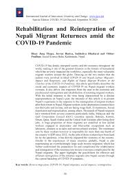 We would like to show you a description here but the site won't allow us. Pdf Rehabilitation And Reintegration Of Nepali Migrant Returnees Amid The Covid 19 Pandemic
