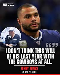 Dak has belief in Jerry/Parsons… #DallasCowboys quarterback Dak Prescott  was asked about the ongoing contract negotiations between Micah Parsons and  Jerry Jones… “I've got faith in the Joneses and the team as