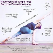 Revolvedsideanglepose Or Parivrttaparsvakonasana On With For This Week We Are Working On Revolveds Side Angle Pose Yoga For Headaches How To Start Yoga
