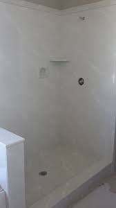 Cultured Marble Shower By R S Marble This Is A Cool Affect That Is Called White Reversed Cultured Marble Shower Marble Showers Bathroom Decor