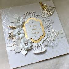 Luxury Handmade Golden Wedding Anniversary Card Golden Wedding Anniversary Card 50th Anniversary Cards Wedding Anniversary Cards