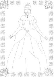 Coloriage blanche neige sauvée par son prince charmant. Princesse Coloriage Princesse A Imprimer Et Colorier