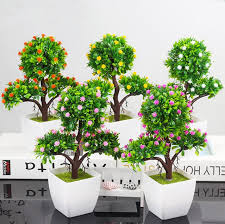 We used contrasting colors and textures of plant material to create a curb appeal for this spec home. Artificial Plants Bonsai Plastic Simulation Tree Desktop Pot Decorative Fake Flowers Leaves Garden Plant Home Hotel Office Decor Artificial Plants Aliexpress