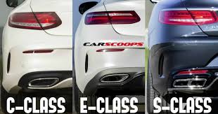 The Ties That Bind 2017 Mercedes E Class Vs C Class Vs S Class Coupes Carscoops Mercedes E Class Mercedes S Class