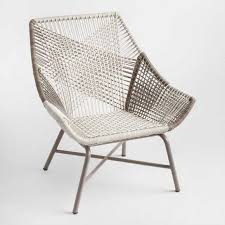 Gray Woven All Weather Wicker Andalusia Outdoor Chair By World Market Cost Plus Havenly Affordable Outdoor Furniture Outdoor Chairs Resin Patio Furniture