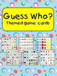 After the game is all put together you can click the other link to get the sticker file to make a custom sticker to add to the game box. Guess Who Themed Game Insert Cards Lessonsense Com