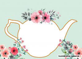 Free Printable Tea Party Baby Shower Invitations Free Printable Baby Shower Tea Party Baby Shower Invitations Tea Party Baby Shower Tea Party Invitations Diy