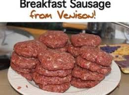 Venison Breakfast Sausage Recipe Recipe Venison Breakfast Sausage Recipes Deer Recipes Deer Meat Recipes