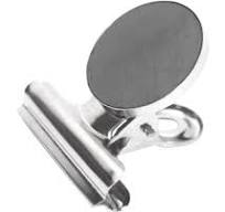 1.25 Inch Magnetic Bulldog Clip, Office/Refrigerator Ferrite Magnet (24  Pack)