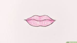 The longer you draw the horizontal line, the wider the lips will be. How To Draw Lips 13 Steps With Pictures Wikihow