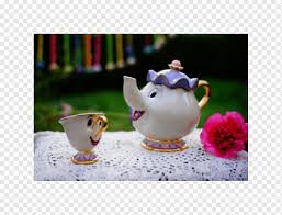 Beauty And The Beast Mrs Potts Teapot Chip Potts Tea Teacup Material Png Pngwing