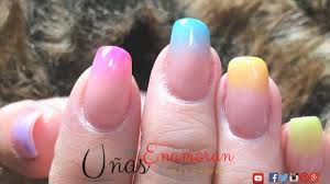 Diseños de uñas acrílicas ✅ en tendencia e ideas para ponerte al dia con lo ultimo de la moda de uñas bonitas decoradas y elegantes para cualquier los adictos a las uñas adoran el estilo francés, especialmente en colores fuetes como el oro. Unas De Colores Efecto Ombre Con Gel Colored Nails Effect Ombre With Gel Colaboracion Youtube