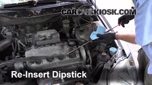 Check Oil Level 1996 2000 Honda Civic 2000 Honda Civic Ex 1 6l 4 Cyl Coupe 2 Door