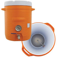 building and using coolers as mash tuns morebeer