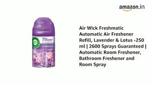 Air Wick Freshmatic Air Freshener 1 Refill, 175G, Spray Refill(4/Case) -  Walmart.Com