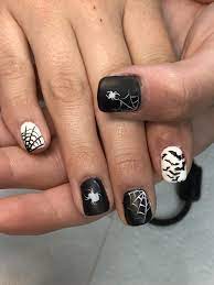 Walmart.com has been visited by 1m+ users in the past month Halloween Nails Black White Spiderweb Spiders Bats Halloween Nails Gel Nails Black Nails