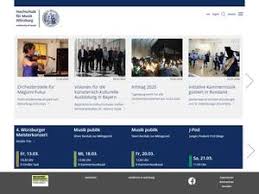 Tradition comes to life at the many wine festivals in the city and surrounding area. University Of Music Wurzburg Ranking Review