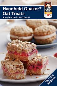 Handheld Quaker Oat Treats Recipe Quaker Oats Recipes Keto Dessert Recipes Food