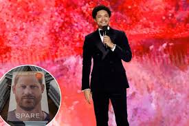 Trevor Noah jokes about Prince Harry's 'frostbitten penis' at Grammys