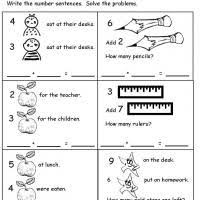 The word problems are listed by grade and, within each grade, by theme. Grade 1 Math Addition And Subtraction Word Problem