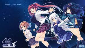 Wallpaper ID: 1751782 / Orihime Shiratori, Anime, Saya Amanogawa, 1080P,  Miagete Goran, Game CG, Hikari Houkiboshi, Korona Kusakabe, Yozora no Hoshi  o free download