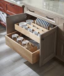 Divided Interior Drawers Wood Mode Fine Custom Cabinetry Kitchen Cabinet Storage Wood Mode Cabinetry