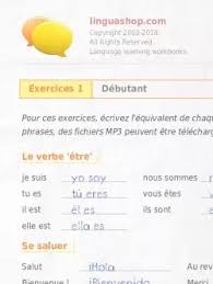 La conjugaison du verbe espagnol ser. Livre Pour Apprendre L Espagnol Telecharger Gratuitement