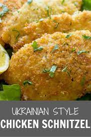 Ukrainian Chicken Schnitzel Otbivnaya A 30 Minute Meal Recipe In 2020 Chicken Schnitzel Schnitzel Recipes Ukrainian Recipes